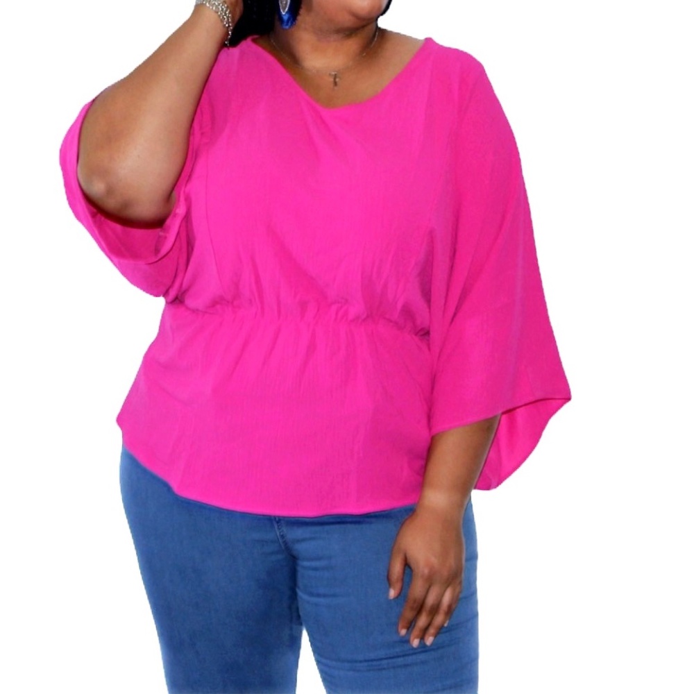 Feisty Fuchsia Blouse